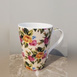 Hudson Middleton Chintz Floral Fine Bone China Mug Made in England
